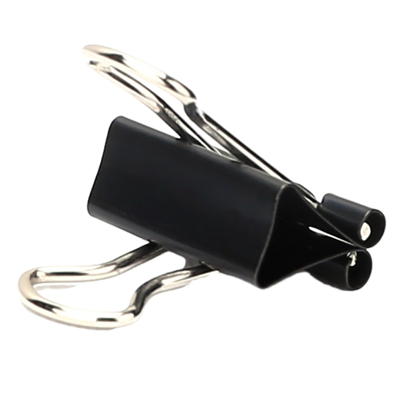 得力(deli) 8566*15mm得力 长尾夹 黑色长尾夹 夹子 燕尾夹 票夹 60个/盒 单盒价格