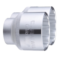 长城精工 CrV-Mo20mm系列公制十二角套筒,60mm,540160