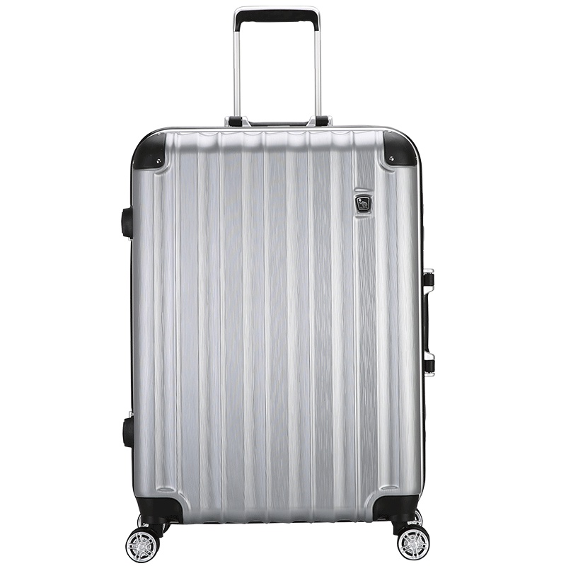 爱华仕铝框拉杆箱万向轮20寸男登机旅行行李箱女硬箱拉丝防刮24寸
