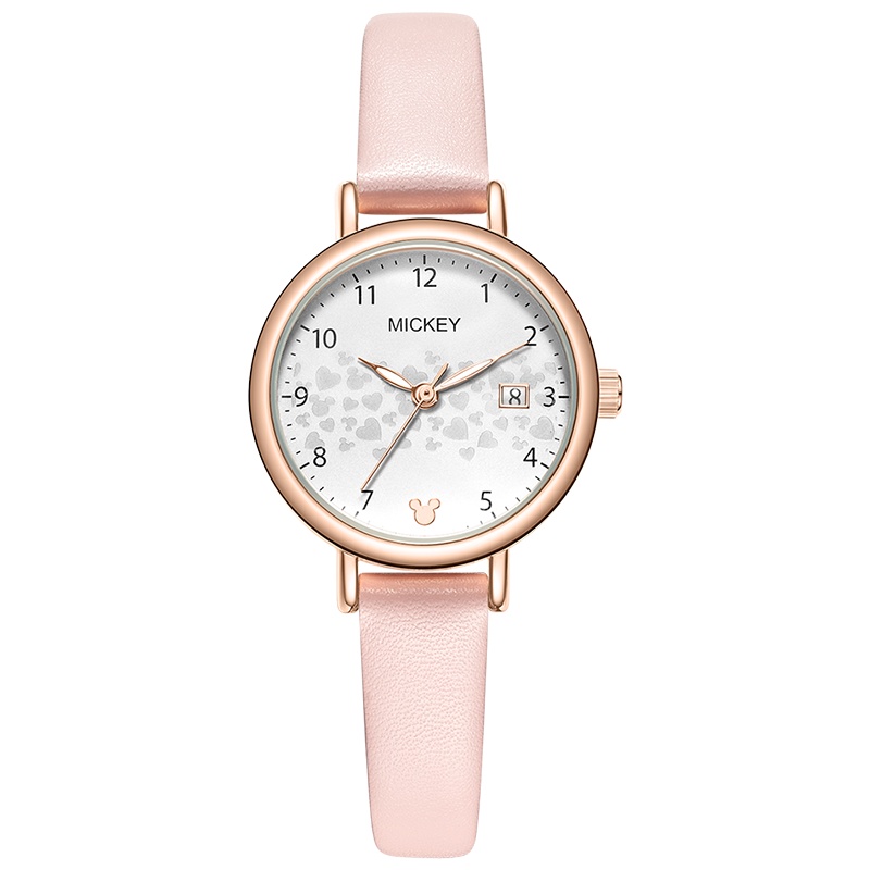 迪士尼(DISNEY)中学生手表女生简约气质初高中学生潮流ins风小众设计小巧精致细带防水少女手表MK-11300
