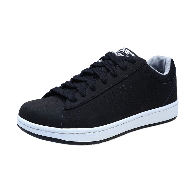 skechers斯凯奇板鞋男真皮透气舒适防滑防水青年运动休闲鞋52712
