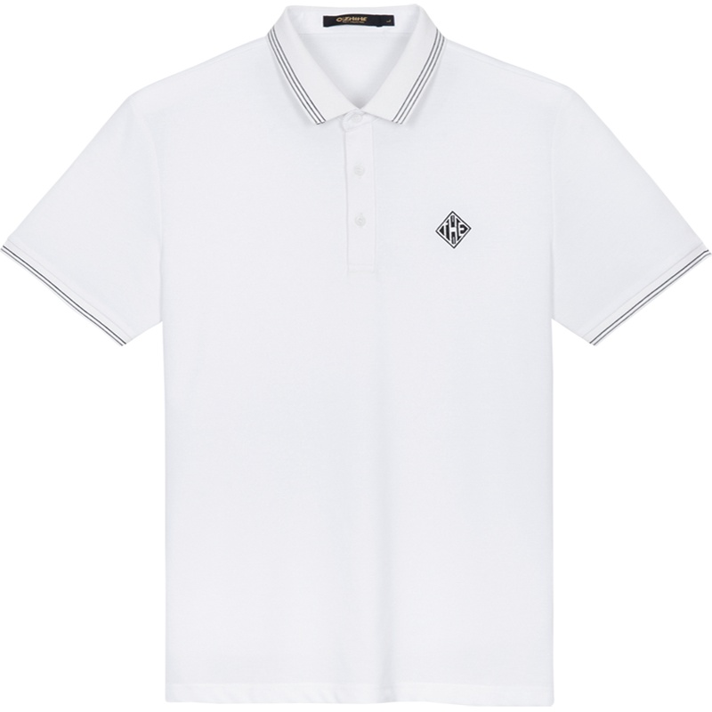 千纸鹤男装翻领短袖T恤2020年夏季商务男士休闲POLO衫男25257