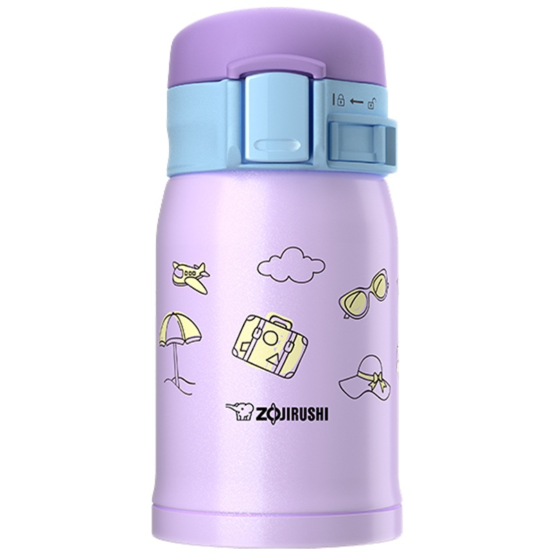 象印(ZOJIRUSHI) 保温杯 SM-SP24 马卡龙保温杯真空304不锈钢水杯少女便携儿童迷你进口保温保冷杯