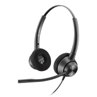 缤特力(Plantronics)EncorePro 320QD双耳头戴式呼叫中心话务耳机 客服办公降噪耳麦(QD头不含转