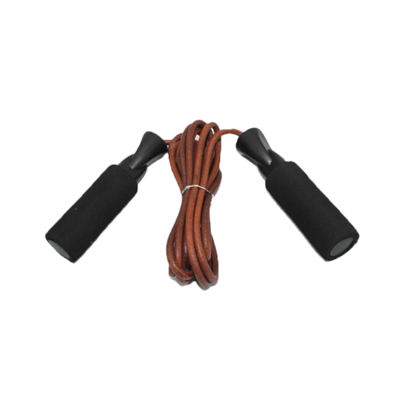 MDBuddy摩登头层牛皮跳绳 可调节牛皮轴承中考专用跳绳 精选头层牛皮制成 ·韧性好,不缠绕、不打结