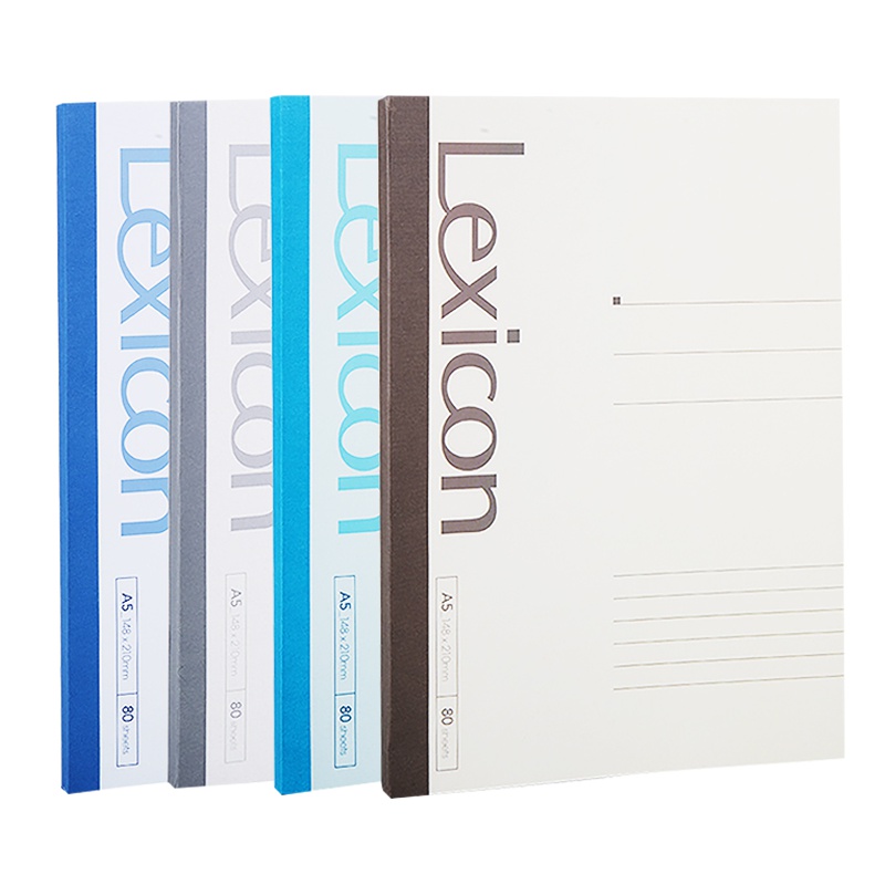 得力(deli)23203 A5/80页无线装订本6本148*210mm笔记本日记本办公记事本 笔记本/记事本