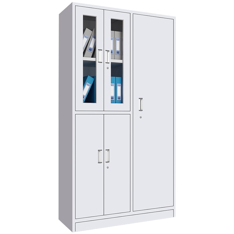 慧采云 办公家具优质钢制常规5门办公柜铁皮柜更衣文件柜柜子档案资料柜970*420*1800mm