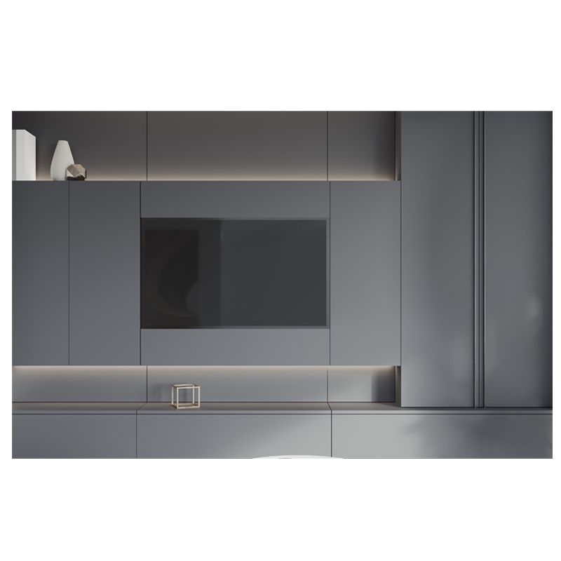 我乐莫兰迪全屋定制整体衣柜现代简约风格衣帽间儿童房榻榻米书房书柜家具组装原创设计