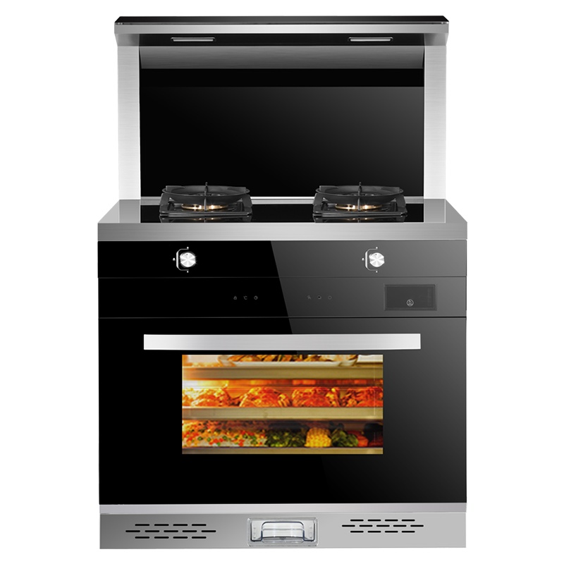 欧诚L55蒸箱烤箱消毒一体式集成环保灶侧吸下排式抽烟机燃气灶具集成灶