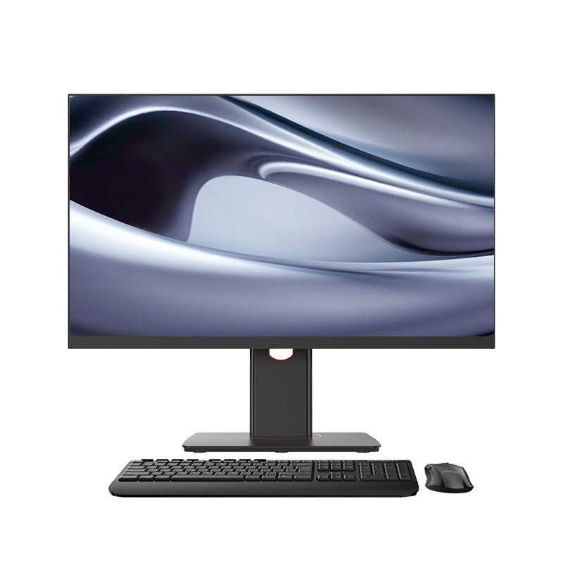 攀升 商悦E 23.8英寸台式办公一体机电脑 (九代i3 9100 8G 240G高速固态 无线键鼠套装 双频WIFI+蓝牙)旋转升降商务一体机 家用办公一体机