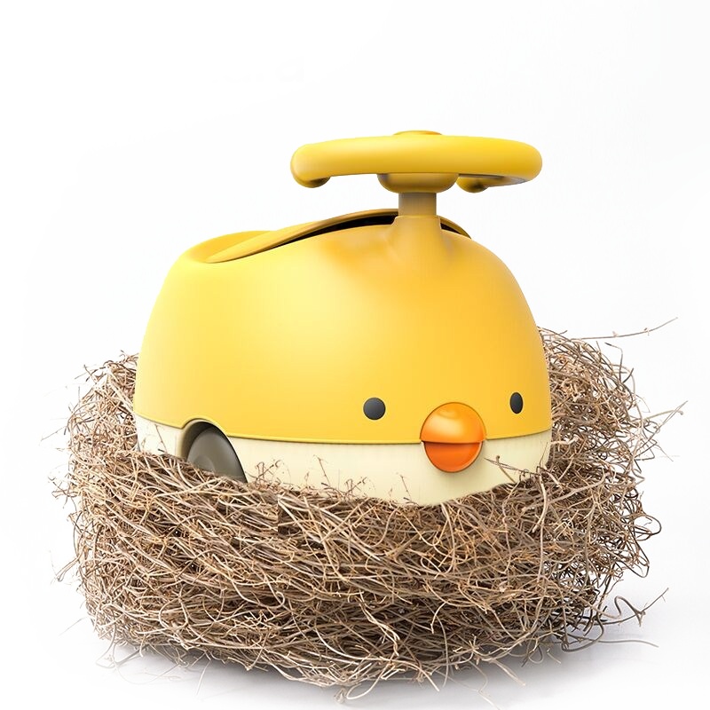 【送毛刷坐垫 加厚防滑 抽屉式】恩诺童Anantara卡通小孩幼儿童宝宝坐便器加厚马桶男女便盆pp小鸡公主粉