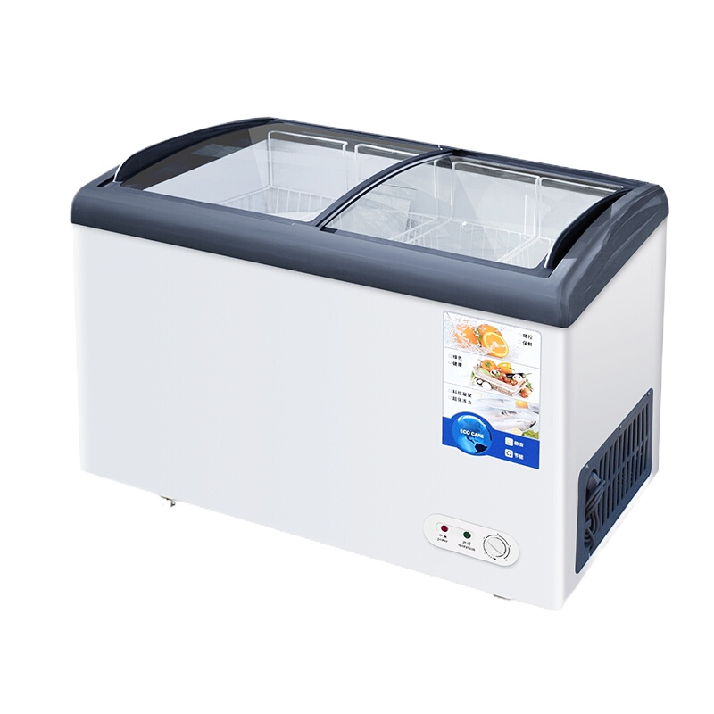 希冷(XILEN) 超市冰柜商用展示柜 雪糕柜 卧式岛柜 冷柜 便利店冰淇淋冷冻饮料柜冰箱 1.1米雪糕柜[百搭款]