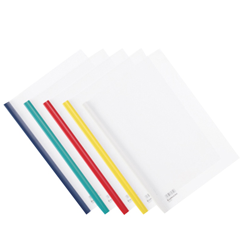 齐心 COMIX Q310-1 超省钱 报告夹 A4 抽杆式 30张 10个装 白/红/蓝