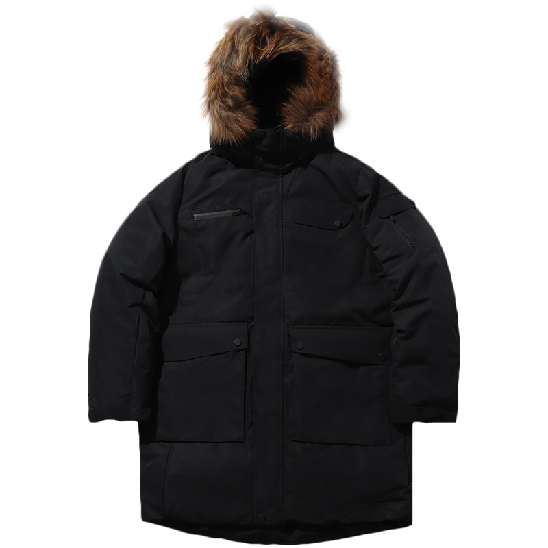 李宁运动时尚系列男子长羽绒服AYMP201-2