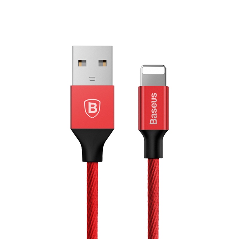 倍思苹果lightning接口1.2m数据线充电线铝合金连接线适用于ipad iPhoneX/XR/XS