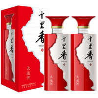 [中华老字号]十里香 52度大运河 500ml*2瓶礼盒装 非遗酿造浓香型白酒礼品酒 沧州特产