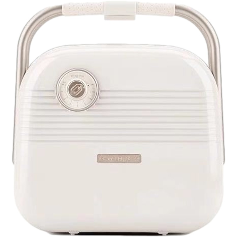 A4box适盒多功能三明治机 早餐机家用吐司压烤机面包华夫饼机 白色标配+华夫饼