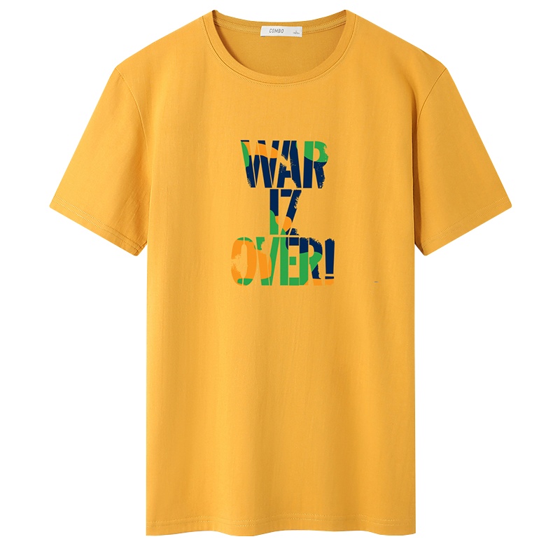 AEMAPE苹果 2020夏季新款潮流字母印花休闲百搭T恤男