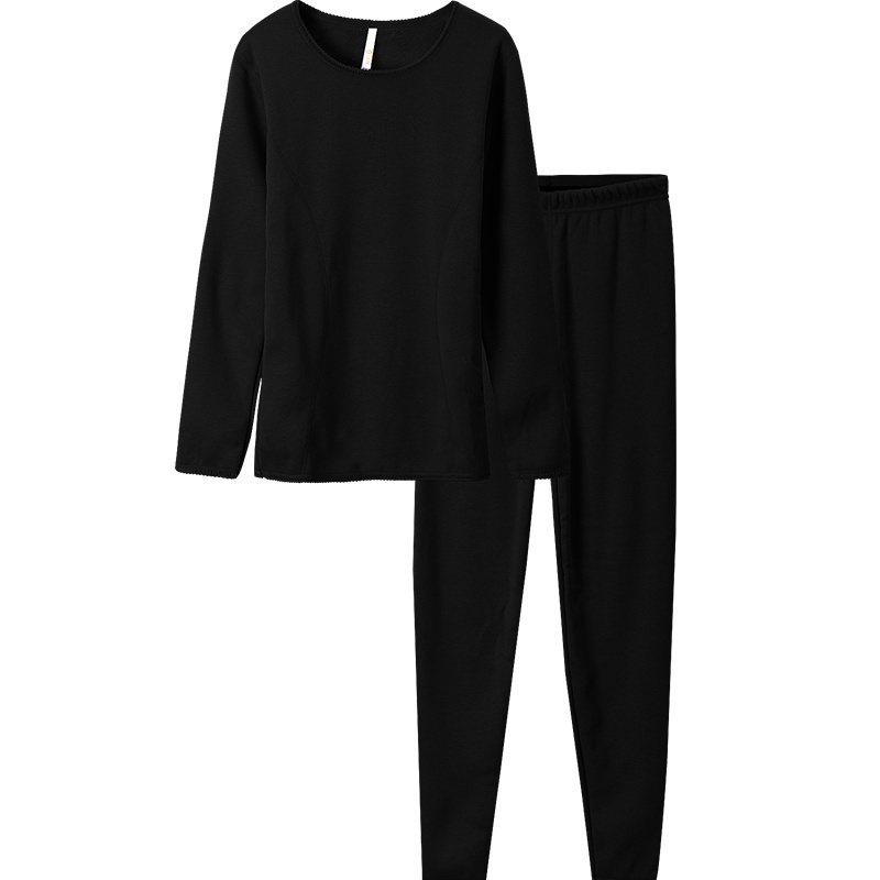 红豆(HODO)保暖内衣情侣绵羊毛加绒秋冬加厚套装青年修身保暖内衣秋衣秋裤冬