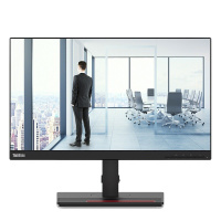 联想ThinkVision 23英寸 IPS屏 升降旋转 广色域 纤薄窄边框 可壁挂 电脑办公显示器T23i-20