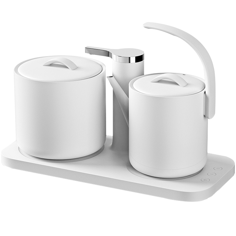 三界茶具 D3-Q全自动上水壶电热水壶家用控温一体泡茶电热烧水壶304不锈钢电茶壶抽水吸水式煮茶器抽水自吸式煮水茶具套装