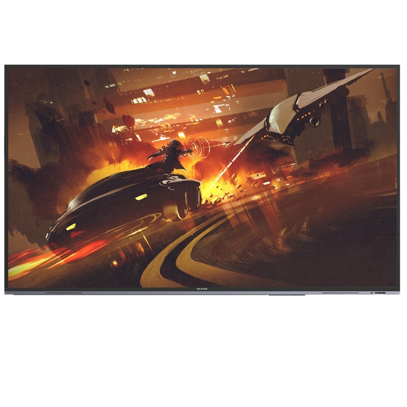 MAXHUB 98英寸巨幕液晶教育电视 网络会议平板商用电视机4K超高清HDR显示器企业智慧屏(W98PNA+移动支架ST33)