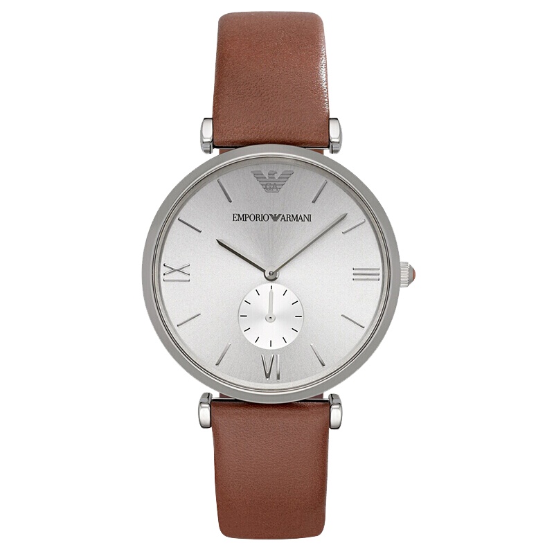 阿玛尼(EMPORIO ARMANI)手表 经典商务百搭时尚休闲石英表男表 AR1675