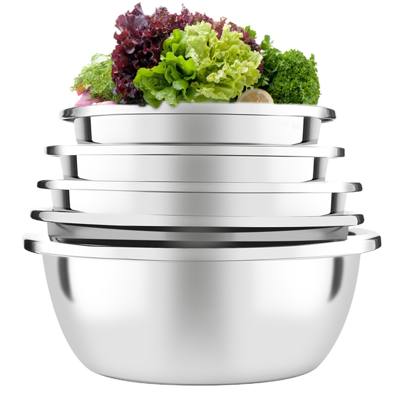 304不锈钢食品级加厚盆 特大号80cm