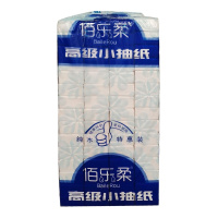 佰乐柔 高级小抽纸 BLR-0163 包装尺寸95*95mm 300张/包 120包/袋 一袋装