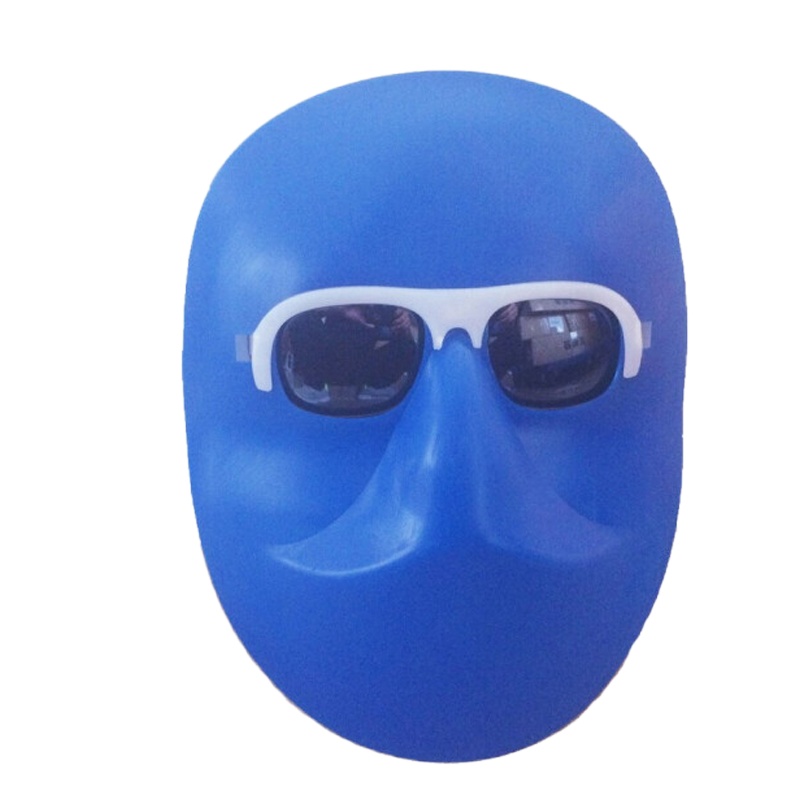 电焊面罩头戴式氩弧焊脸部防护面罩耐高温电焊面屏轻便简