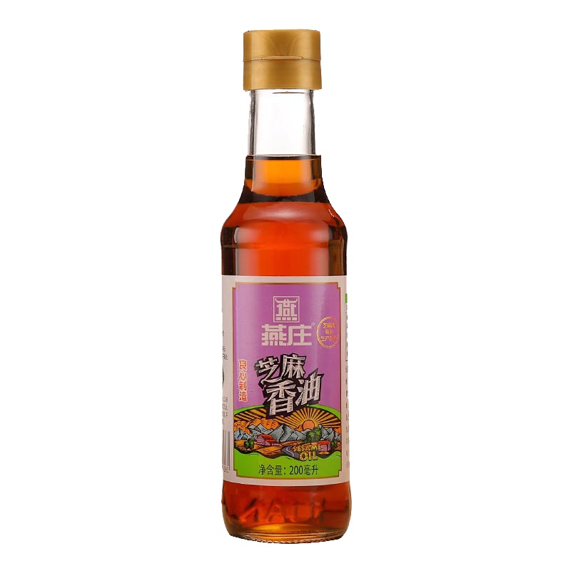 燕庄 良心制造系列 芝麻香油200ml