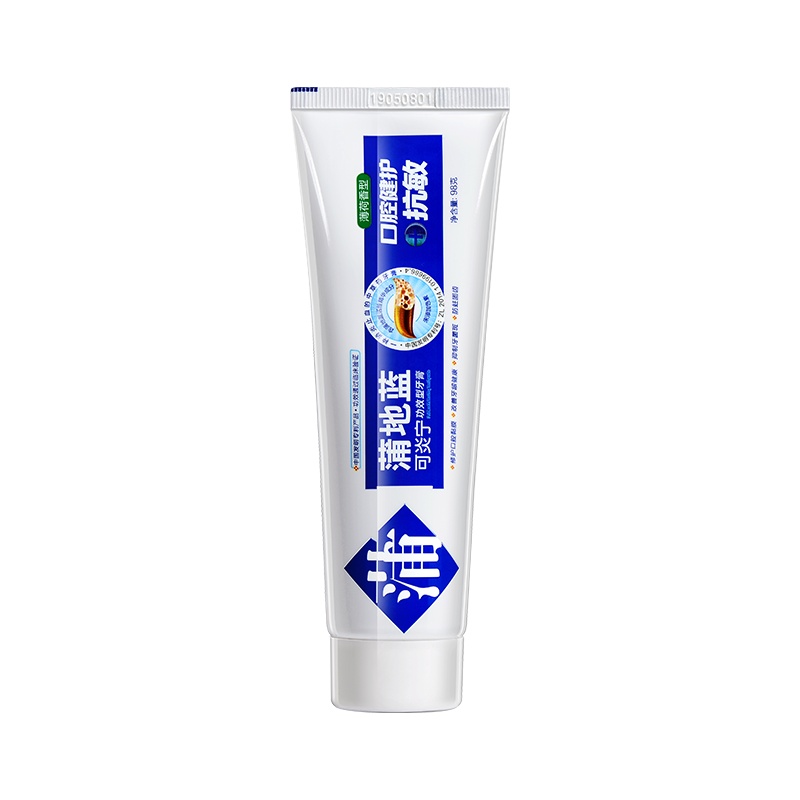 蒲地蓝抗敏牙膏牙齿减轻酸冷痛敏感问题含氟防蛀薄荷香型牙膏98G