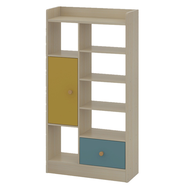 弘拜 书柜书架组合简约 现代落地置物架 组装学生用创意家用架