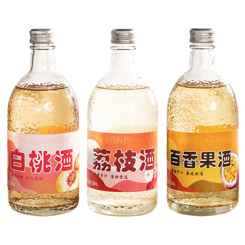 苏州好风光 石鼓墩荔枝水果酒 女士低度白桃甜酒高颜值微醺百香果