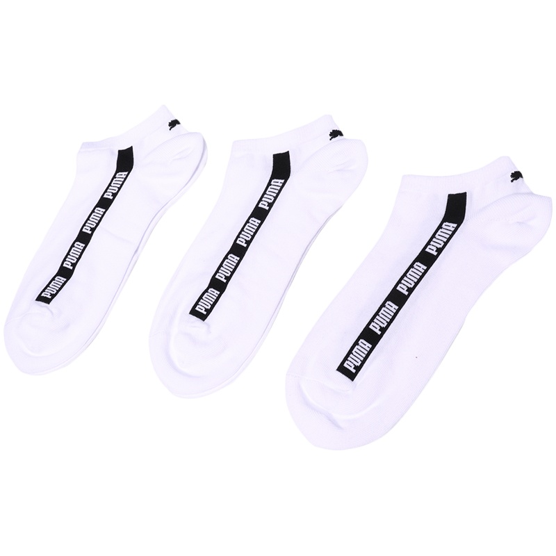 【自营】PUMA彪马男袜女袜运动袜三对装时尚休闲袜针织袜子907558