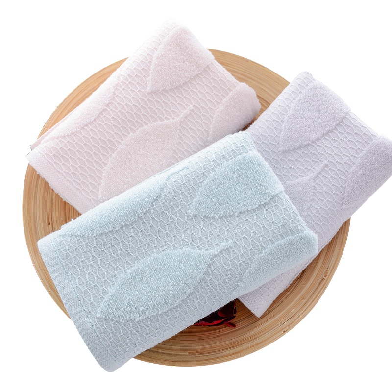 布艺树叶毛巾 DX0050 单条家居毛巾（条）