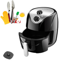 德国6代大容量空气炸锅多功能全自动无油电炸锅家用液晶新款特价|5.5升机械版6人以上使用