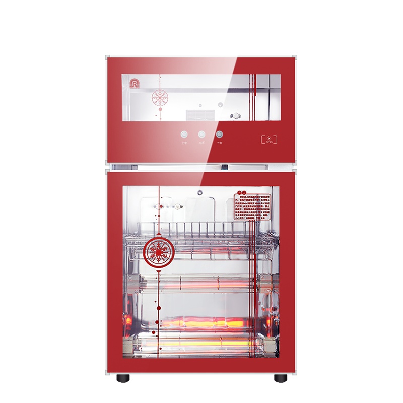 容声(RONGSHENG)立式消毒柜ZTP86-RQ102 家用65L大容量厨房碗具餐具高温二星级消毒碗柜
