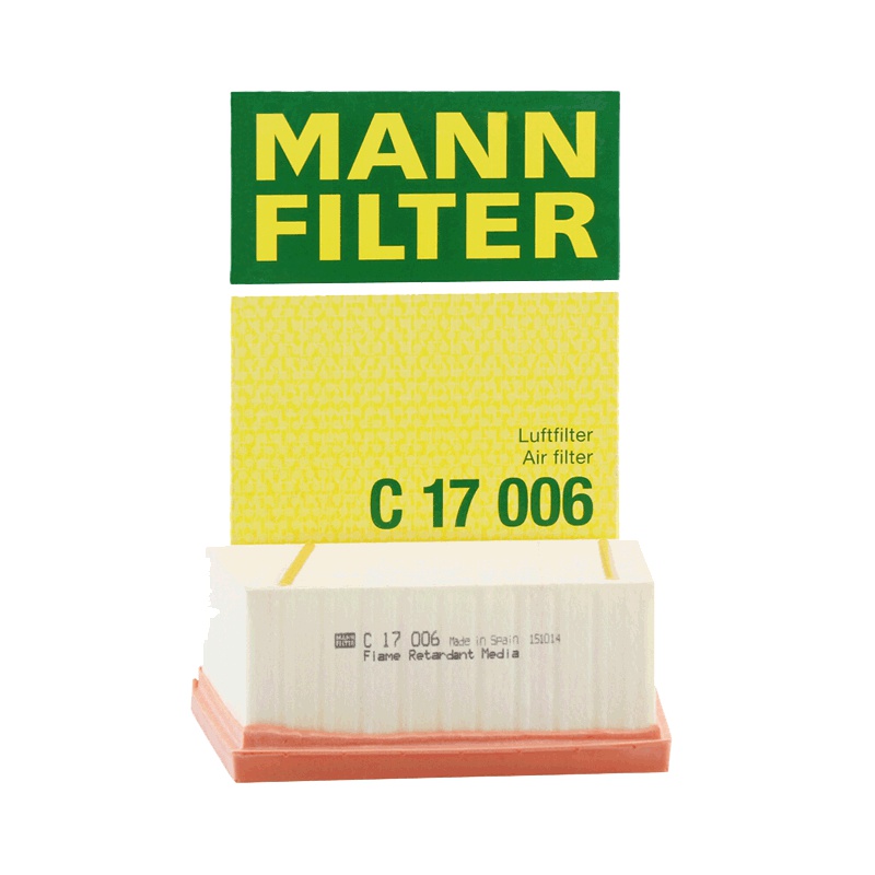 曼牌(MANN)空气滤C17006适配13-14款嘉年华/13-18款翼搏/13款进口嘉年华ST