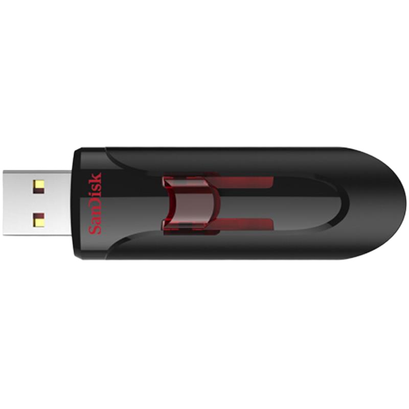 华三(H3C)128GB USB3.0 U盘CZ600酷悠 闪迪 (SanDisk)黑色 USB3.0时尚办公必备