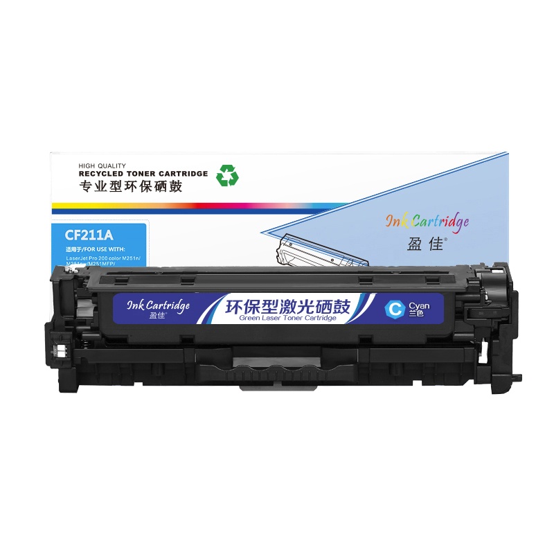 盈佳(InkCartridge)CF211A硒鼓 131A蓝色 惠普HP Pro 200 M251n 276