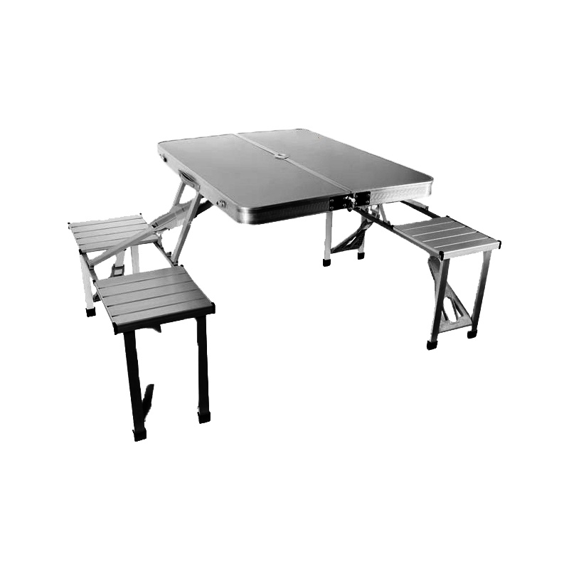三极户外(Tripolar) TP8867 折叠桌椅旅游铝连体折叠桌椅便携桌子椅子铝合金桌椅野餐桌摆摊展