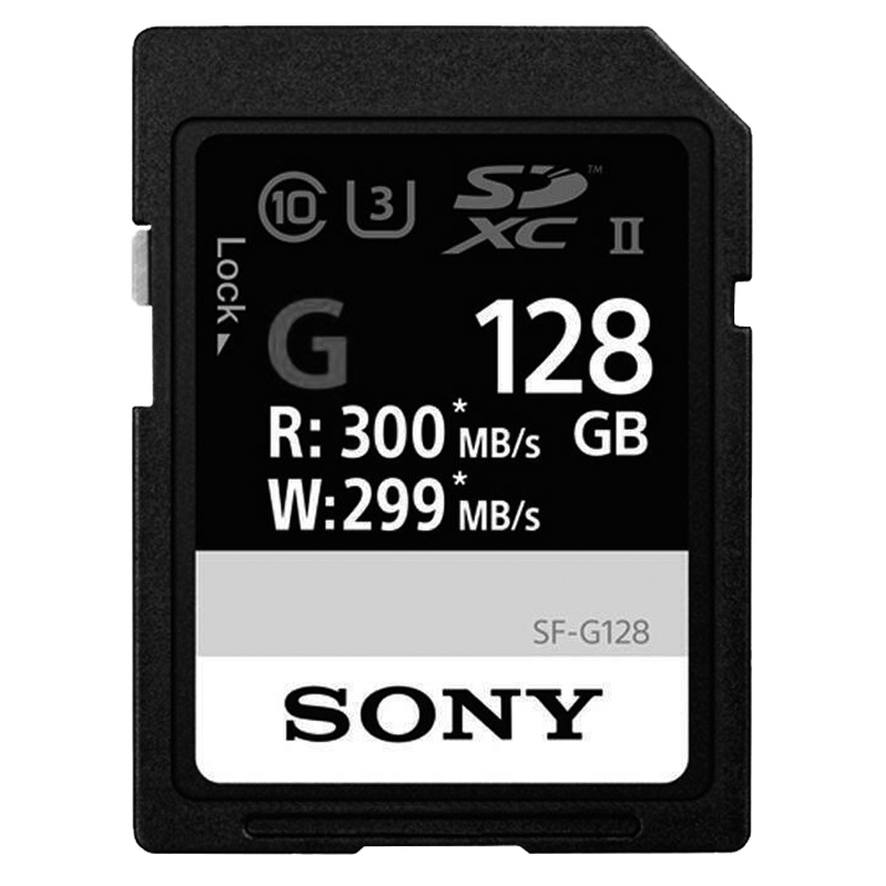 索尼(SONY) SD 128G 300M 存储卡 高速单反微单数码相机高清摄像机导航内存卡 SD卡