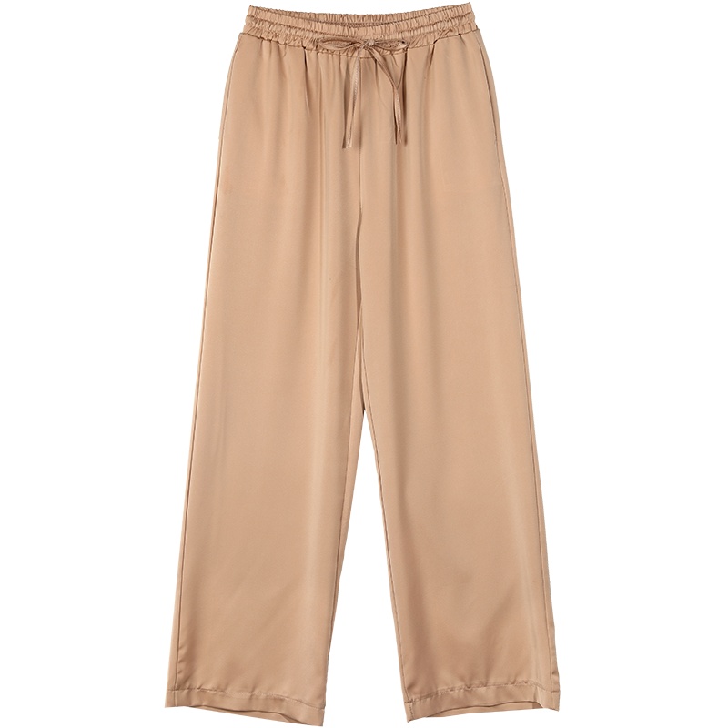 【新款】妖精的口袋薄款阔腿云朵裤女2020夏直筒显瘦拖地凉凉裤子