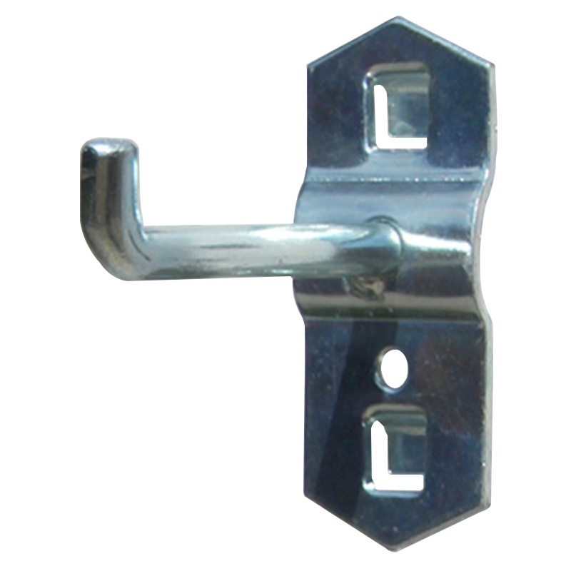 海斯迪克 gnjz-1429 货架挂钩工具挂钩 方孔洞洞板挂钩 五金工具架 工具墙板挂钩 单直挂钩25mm 10个