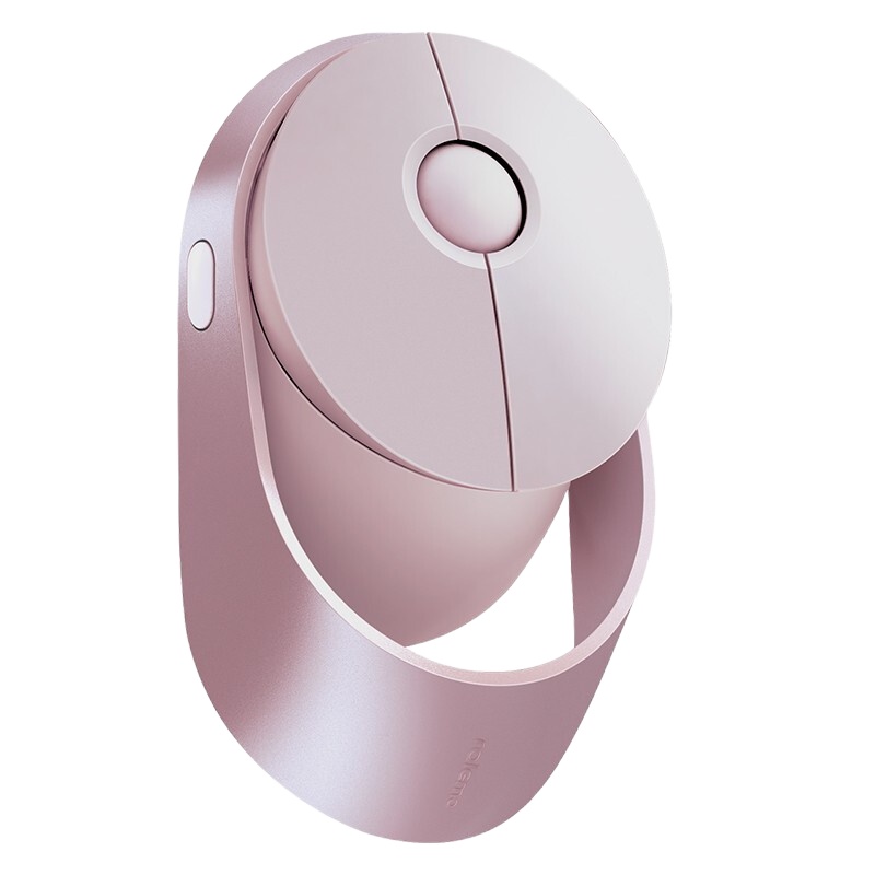 雷柏Ralemo Air1 粉色乐萌鼠标无线充电多模式鼠标