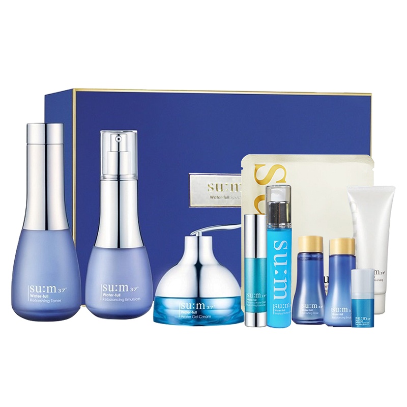 苏秘37°水漾沁润系列礼盒10件套(475ml+27g)