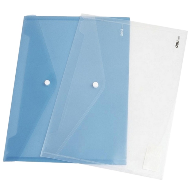 得力透明文件袋 5505 10个/包