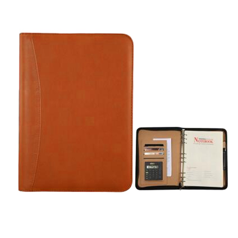 多卡位拉链笔记本子记事本商务会议本办公多功能日记本手账本手帐定制LOGO 多色可选 500本起定制 BJ