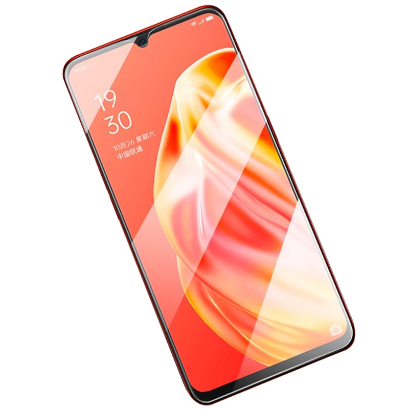 [买2送手机壳]轻万适用oppo a91钢化膜非全屏高清透明防摔贴膜oppo手机保护膜全玻璃